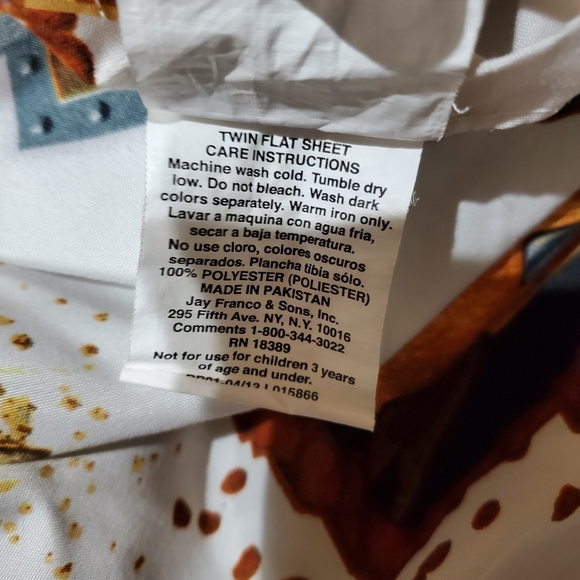 Authentic Vintage Monster Jam Twin Sheet - Picture 4 of 5